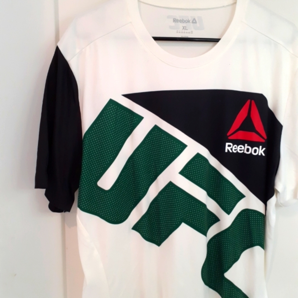 Reebok UFC Conor McGregor Combat Jersey Shirt Small White Green Monster Irish Xl
